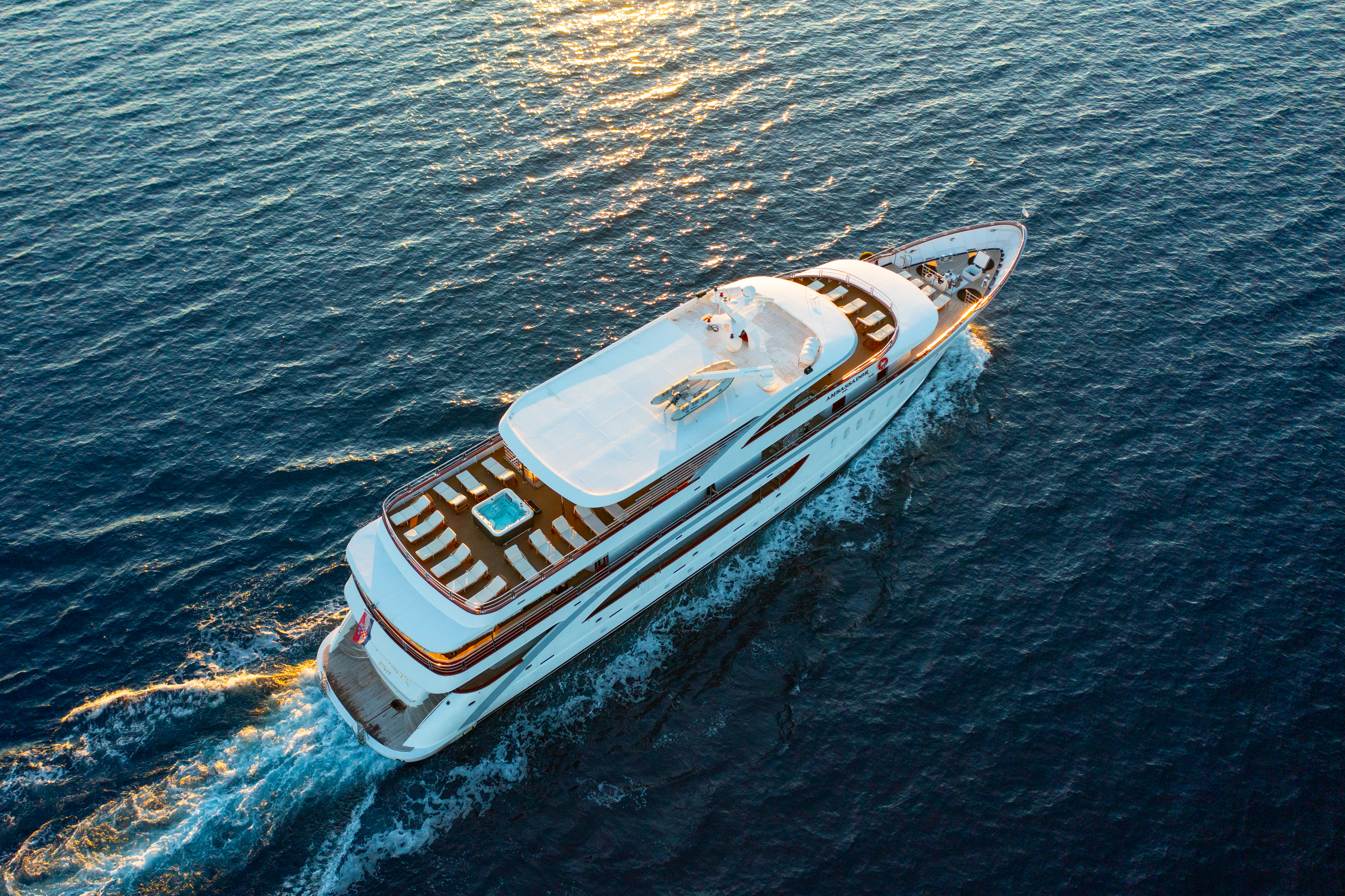 MS Ambassador at sea